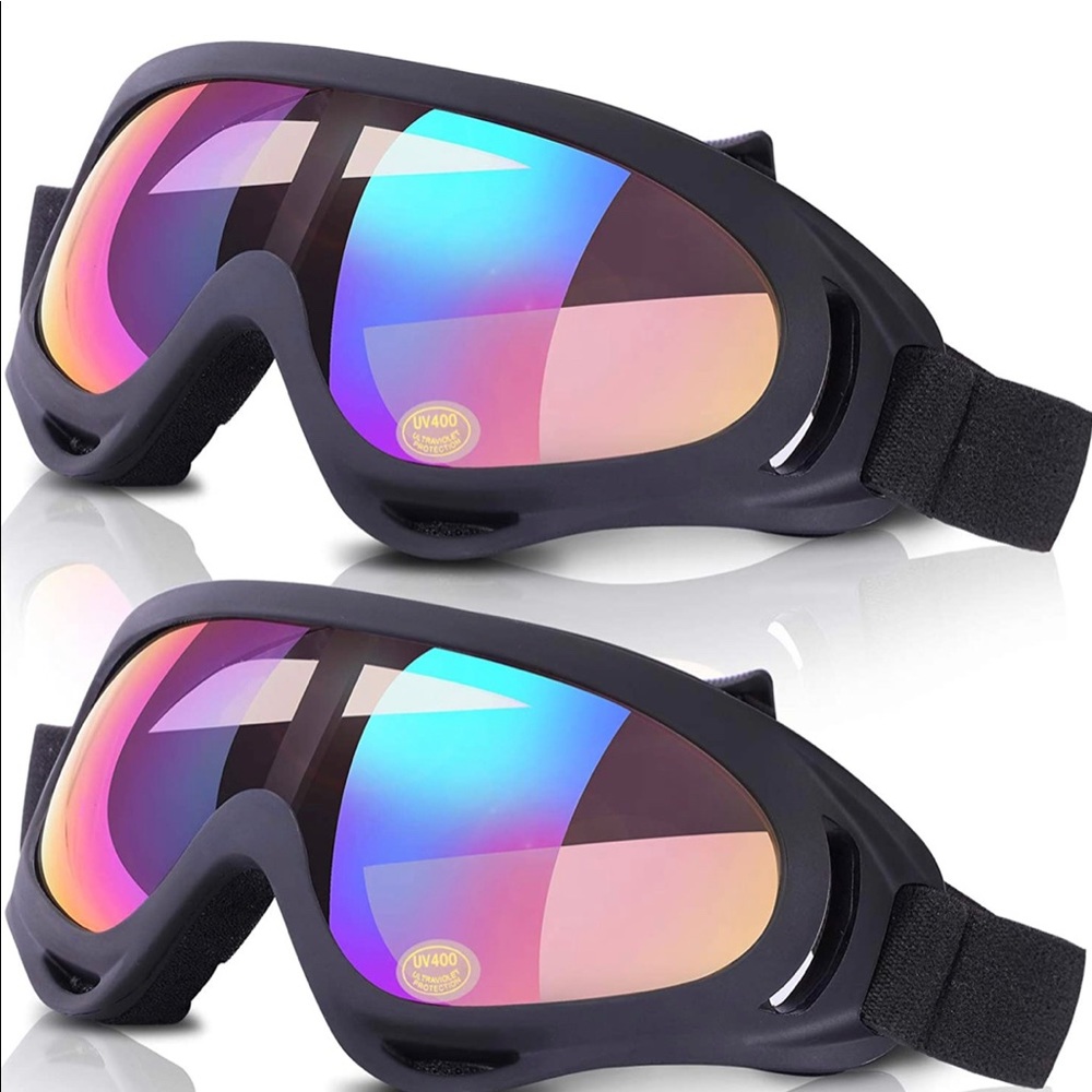 🎿 2-Pack Snow Ski Goggles, Snowboard Goggles